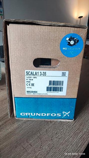 (Nieuw) Grundfos Scala 1 + Brauckmann FF60 en toebehoren