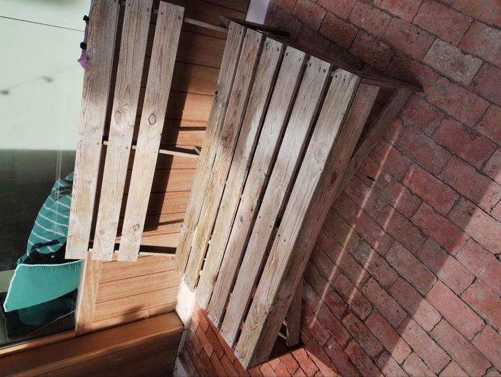 lounge zitbank met gratis kussens, Tuin en Terras, Tuinmeubel-accessoires, Gebruikt, Ophalen