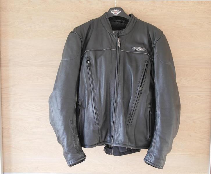 Harley Davidson leren jas en broek voor heren, Kleding | Heren, Overige Herenkleding, Zo goed als nieuw, Ophalen of Verzenden