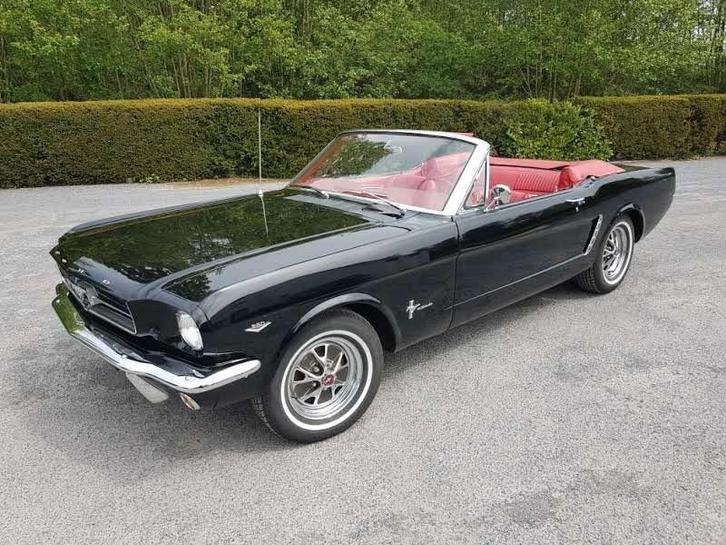 Ford Mustang Cabrio 1964 1/2, Auto's, Ford USA, Bedrijf, Te koop, Mustang, Benzine, Cabriolet, 2 deurs, Handgeschakeld, Zwart