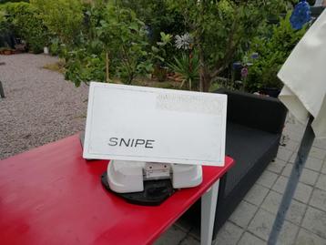 SNIPE zelf richtende satellietschotel werkend te zien KOOPJE beschikbaar voor biedingen