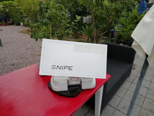 SNIPE zelf richtende satellietschotel werkend te zien KOOPJE, Caravans en Kamperen, Caravanaccessoires, Gebruikt, Ophalen