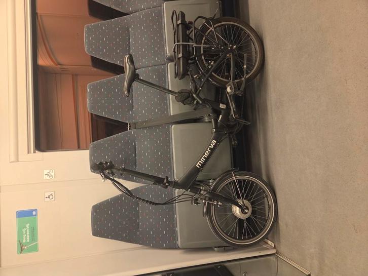 Vélo pliable électrique de marque Minerva, Vélos & Vélomoteurs, Vélos | Vélos pliables, Comme neuf, Gazelle, Enlèvement