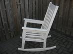 Schommelstoel, Huis en Inrichting, Stoelen, Ophalen, Wit, Zo goed als nieuw, Eén