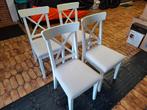 4 Keukenstoelen, Huis en Inrichting, Stoelen, Ophalen, Gebruikt