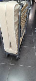 plooibed ,zo goed als nieuw, met wieltjes, Huis en Inrichting, Ophalen, 90 cm, Eenpersoons, Zo goed als nieuw