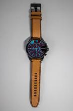 Diesel heren horloge Mega chief - Chronograaf, Handtassen en Accessoires, Horloges | Heren, Overige merken, Leer, Staal, Polshorloge