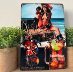 Metalen reclamebord Captain Morgan, Verzamelen, Ophalen of Verzenden, Nieuw, Reclamebord
