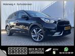 Kia Niro 1.6 GDi Hybrid ExecutiveLine JBL Leer Stoelverw+Ven, Auto's, Automaat, Parkeersensor, Zwart, Bedrijf