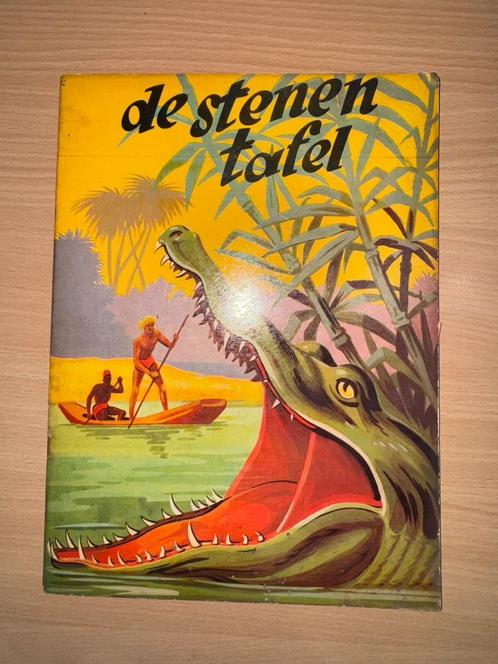 de stenen tafel-1956-Robin, Boeken, Stripverhalen, Gelezen, Eén stripboek, Ophalen of Verzenden
