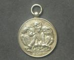 Résistance belge : rare médaille nominative du Réseau LUC, Armée de terre, Envoi, Ruban, Médaille ou Ailes