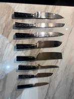 SatoriSteel keukenmessen 8-delige set, Maison & Meubles, Cuisine | Couverts, Neuf, Résiste au lave-vaisselle, Ensemble de couverts