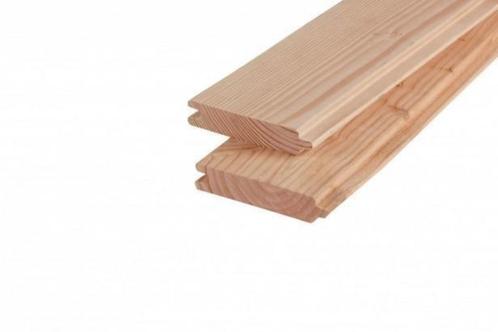 A-KWALITEIT Blokhutprofiel planken - dakbeschot - Douglas ho, Tuin en Terras, Palen, Balken en Planken, Nieuw, Planken, Hardhout