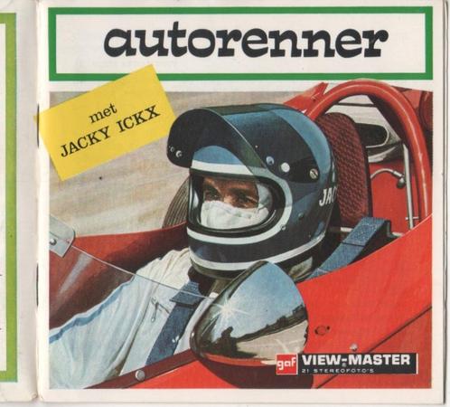 View Master Racing Drivers Jacky Ickx D 102 NL Autorenner, Antiek en Kunst, Antiek | Speelgoed, Ophalen of Verzenden