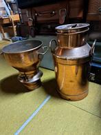 Antieke koperen melkbus, Ophalen