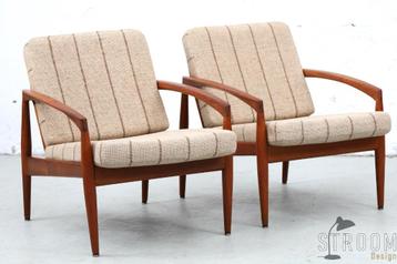 Teak Paperknife Chairs Zetels Vintage Deens Design Jaren beschikbaar voor biedingen