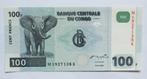Congo 100 Francs 2000, Envoi