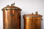 Authentieke koperen wijn-  brouwerijketels/Jos. Moray Frères, Antiek en Kunst, Antiek | Brons en Koper, Ophalen