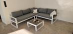 " Gereserveerd"  Witte loungeset, Jardin & Terrasse, Ensembles de jardin, 5 places, Aluminium, Comme neuf, Enlèvement