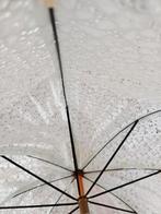 Witte kanten paraplu Bridgerton stijl, Ophalen of Verzenden, Gebruikt, Wit