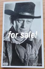 John Wayne original glossy postcard, Verzamelen, Ophalen of Verzenden, 1940 tot 1960, Gelopen, Sterren en Beroemdheden