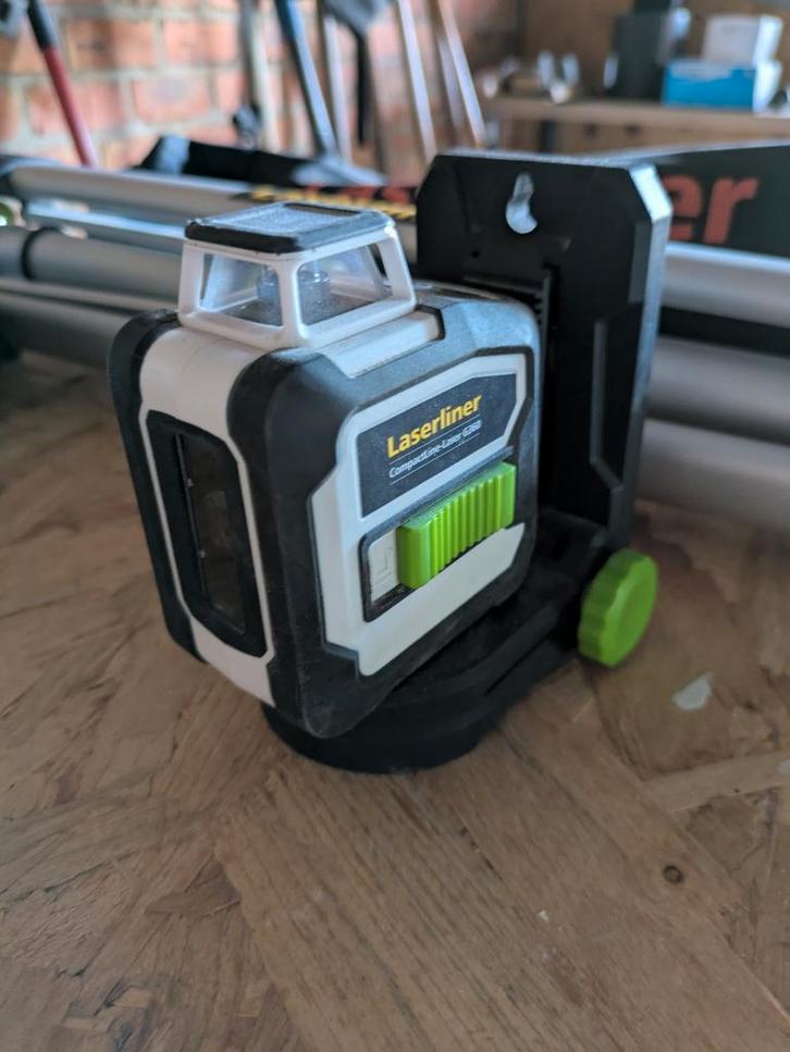 Laserliner CompactLine G360 lijnlaser Groen, Doe-het-zelf en Bouw, Gereedschap | Machine-onderdelen en Toebehoren, Gebruikt, Ophalen