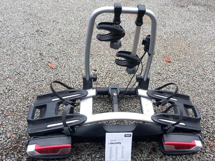Porte-vélos Thule VeloCompact 2vélos électriques Att.remorq., Autos : Divers, Porte-vélos, Comme neuf, Support d'attelage, 2 vélos