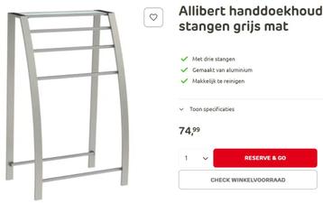 handdoekenrek Alibert beschikbaar voor biedingen