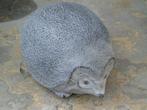 Standbeeld van een grote egel in gepatineerde steen, Tuin en Terras, Ophalen, Nieuw, Steen, Dierenbeeld