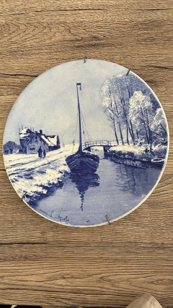 DELFTS SCHOTEL ZELDZAAM, Antiek en Kunst, Curiosa en Brocante, Ophalen of Verzenden