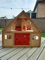Poppenhuis hout, Ophalen of Verzenden, Gebruikt, Poppenhuis