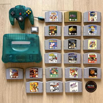 Console Nintendo 64 Funtastic + Spellen beschikbaar voor biedingen