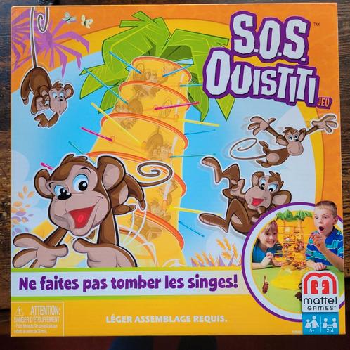 SOS Ouistiti, Hobby en Vrije tijd, Gezelschapsspellen | Bordspellen, Zo goed als nieuw, Drie of vier spelers, Ophalen of Verzenden
