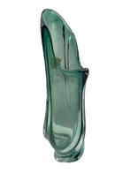 Val Saint Lambert vaas gesigneerd kristalgroen 36 cm, Antiek en Kunst, Ophalen of Verzenden