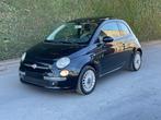 Fiat 500 Edition Bt Automaat 79.000km Jaar 2009, Euro5, Automaat, Euro 5, Zwart, Zwart