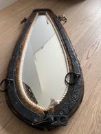 Oud paardengareel rond spiegel. Jaren '70, Ovale, Enlèvement, Moins de 100 cm