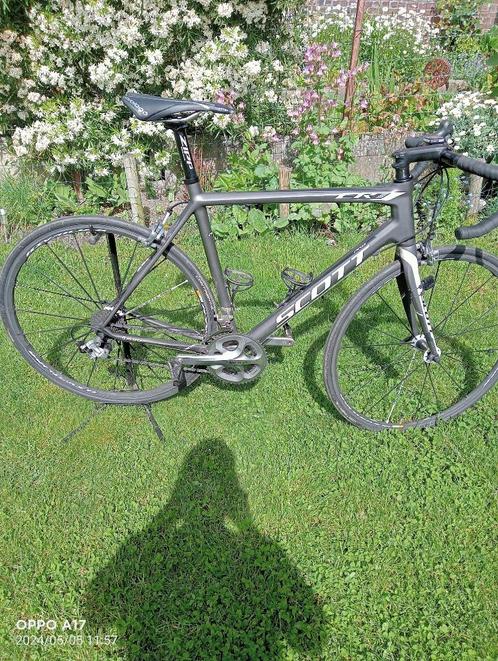 2 Scott Cr1-fietsen maat 56 en één maat 54 in dezelfde kleur, Fietsen en Brommers, Fietsen | Racefietsen, Gebruikt, 10 tot 15 versnellingen