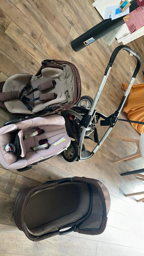 Volledige kinderwagen, Kinderen en Baby's, Kinderwagens en Combinaties, Gebruikt, Kinderwagen, Maxi-Cosi, Luchtbanden, Met autostoeltje