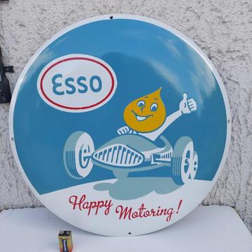 ESSO  EMAILLE BORD HAPPY MOTORING  WATER DROP BOY REISSUE beschikbaar voor biedingen