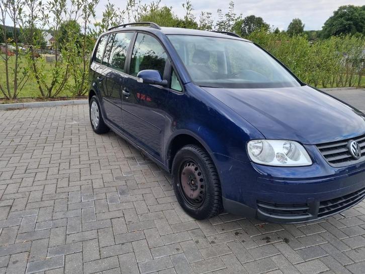 VW TOURAN 1.9 TDi TREKHAAK 👍 7 ZITPLAATSEN ✅ AIRCO AUTO. ❄️, Auto's, Volkswagen, Bedrijf, Te koop, Touran, ABS, Airbags, Boordcomputer