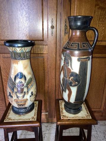 Cruche et vase en Grés par Dubois., Enlèvement