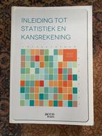 Inleiding tot statistiek en kansrekening, Boeken, Studieboeken en Cursussen, Ophalen of Verzenden, Zo goed als nieuw, Hoger Onderwijs
