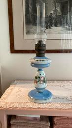 Antieke porseleinen olielamp ,, Antiek en Kunst, Ophalen