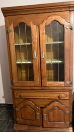 Vitrine en bois, Ophalen, Gebruikt