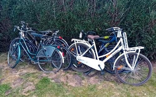 Lot van 7 fietsen voor opmaak of onderdelen 🚴‍♂️🚲, Fietsen en Brommers, Fietsonderdelen, Gebruikt, Algemeen, Frame, Ophalen
