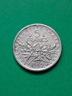 1962 Frankrijk 5 frank in zilver met zaaister, Verzenden, Frankrijk, Losse munt, Zilver