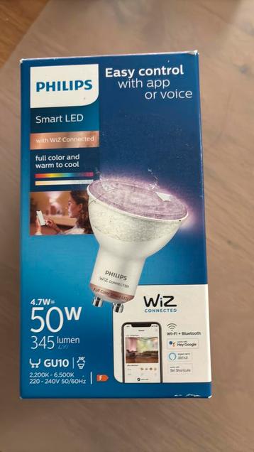 Philips Smart LED Wiz Connected GU10 4,7W 345 lumen beschikbaar voor biedingen
