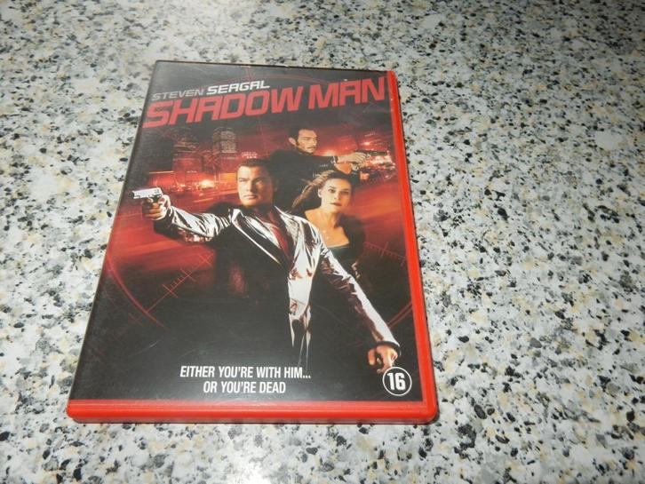 nr.1857- Dvd: shadow man - actie, Cd's en Dvd's, Dvd's | Actie, Zo goed als nieuw, Actie, Vanaf 16 jaar, Ophalen