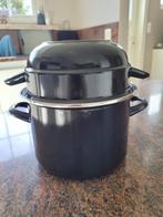 Mossel potten : 3 stuks, Huis en Inrichting, Ophalen, Zo goed als nieuw, Overige materialen, Kookpan of Snelkookpan