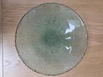 Glazen schaal - diameter +/- 39 cm., Glas, Schaal, Rond, Ophalen of Verzenden
